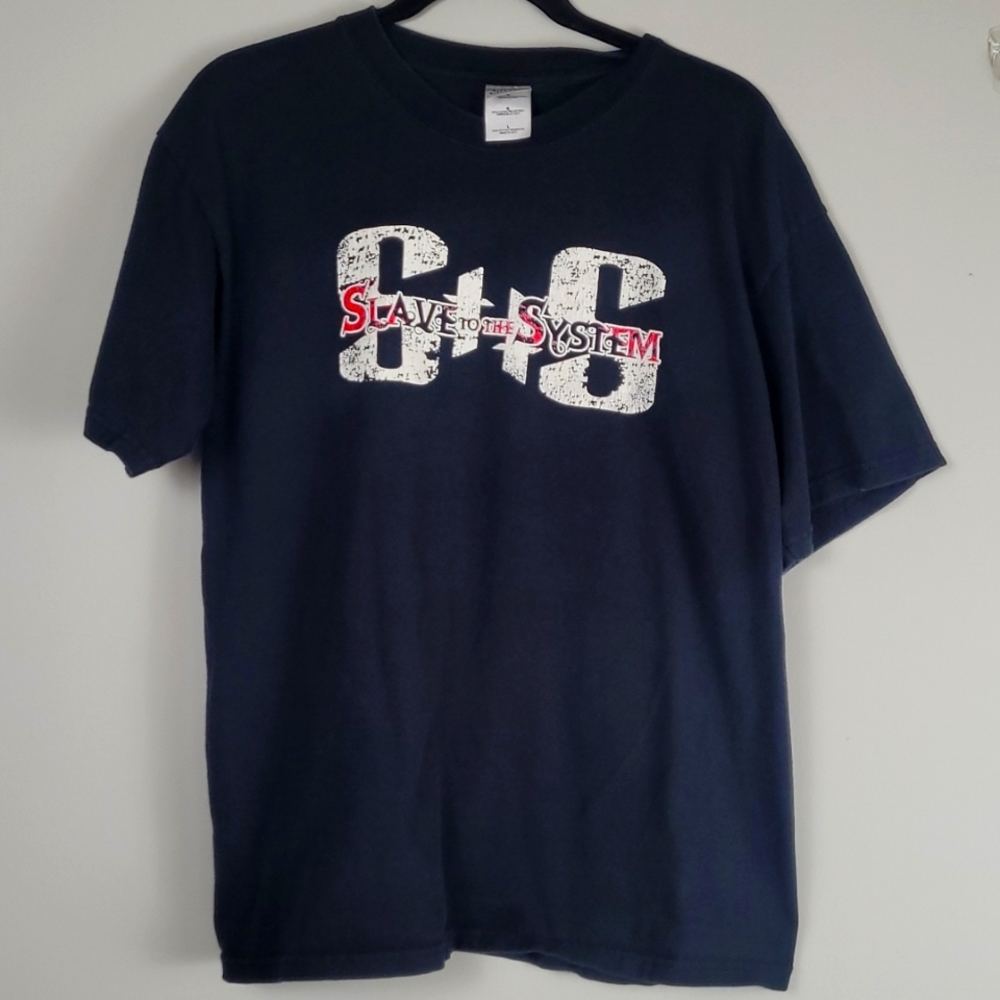 Slave to the System band tee size L